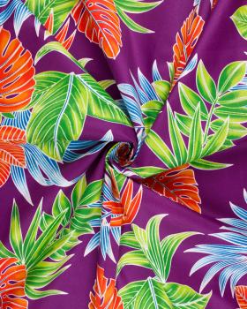 Polynesian fabric MONA MONA Purple - Tissushop